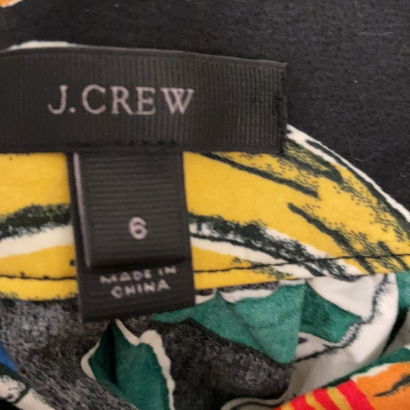 Jcrew midi tropical pattern skirt - Picture 3 of 7